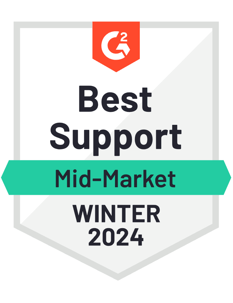 Best Support Mid-Market Winter 2024