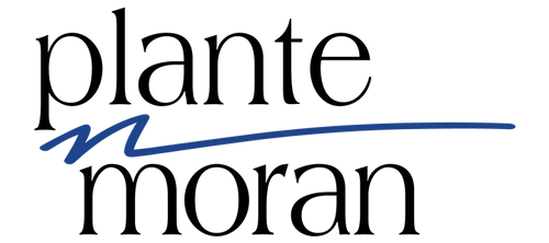 Plante Moran Logo Grayscale